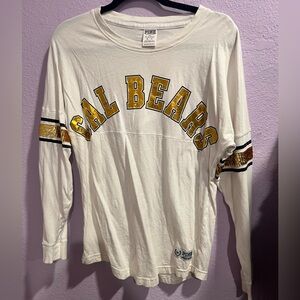 Cal bears Victoria’s Secret pink, long sleeve crewneck tee